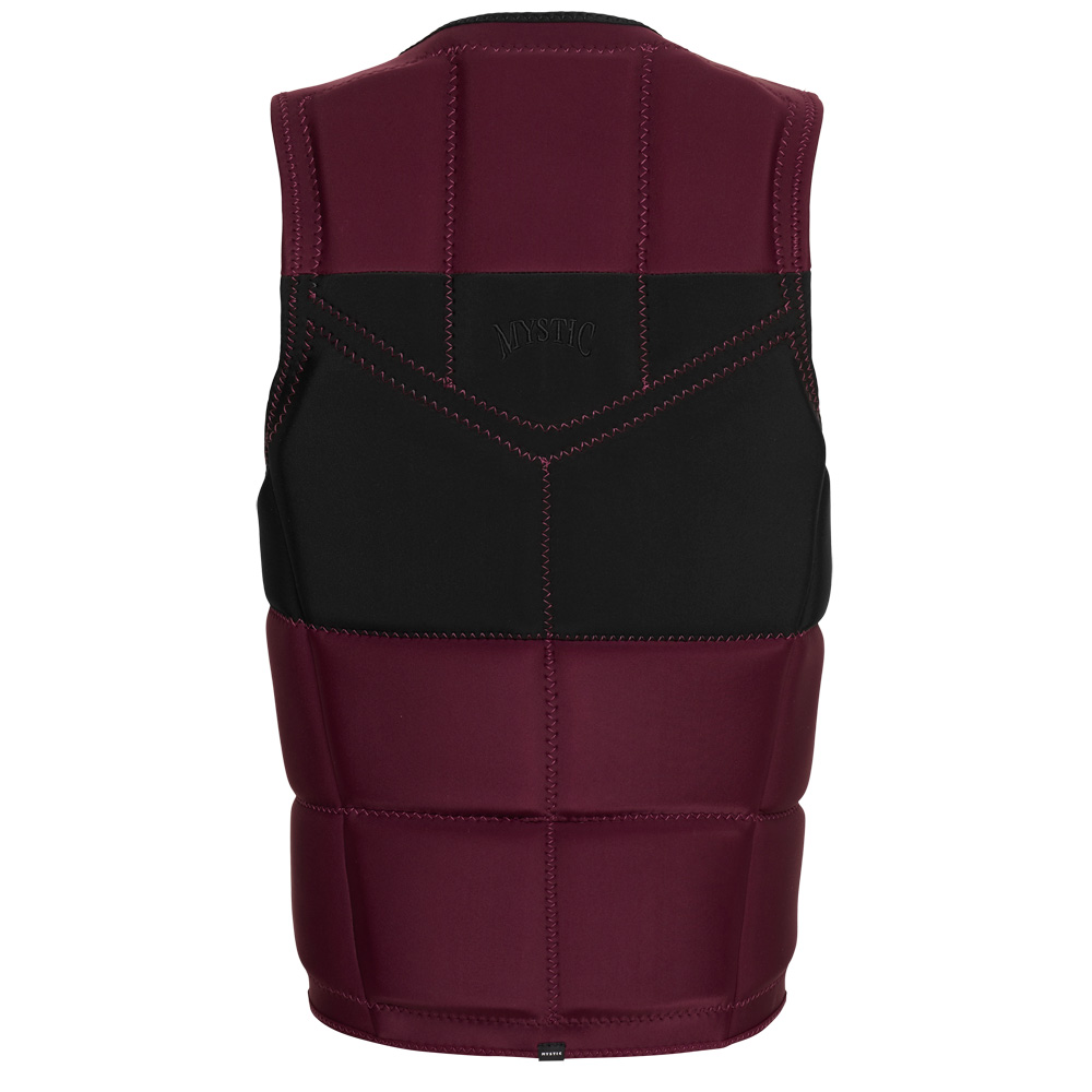 Mystic Peacock impact shield heren bordeaux rood 2