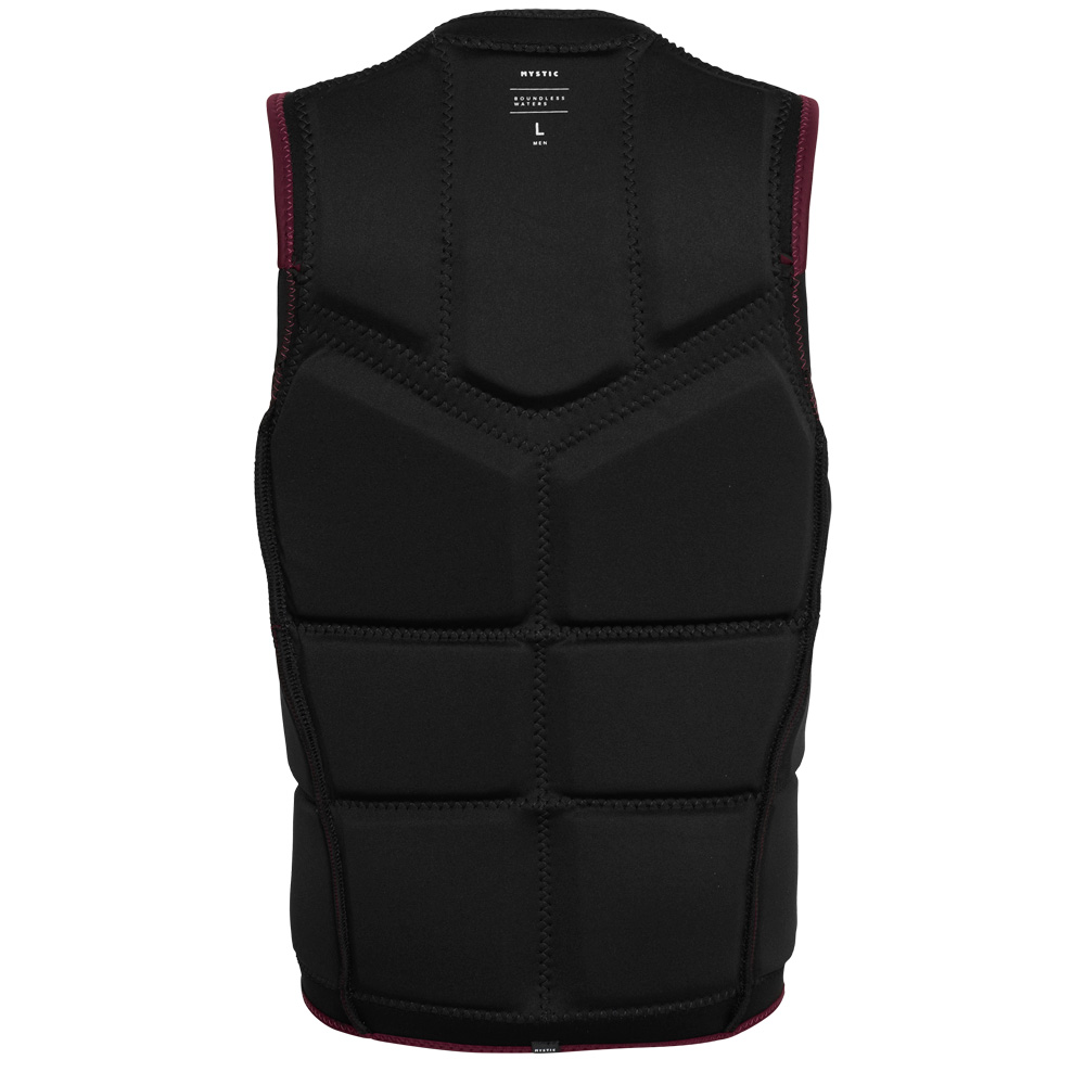 Mystic Peacock impact shield heren bordeaux rood 4