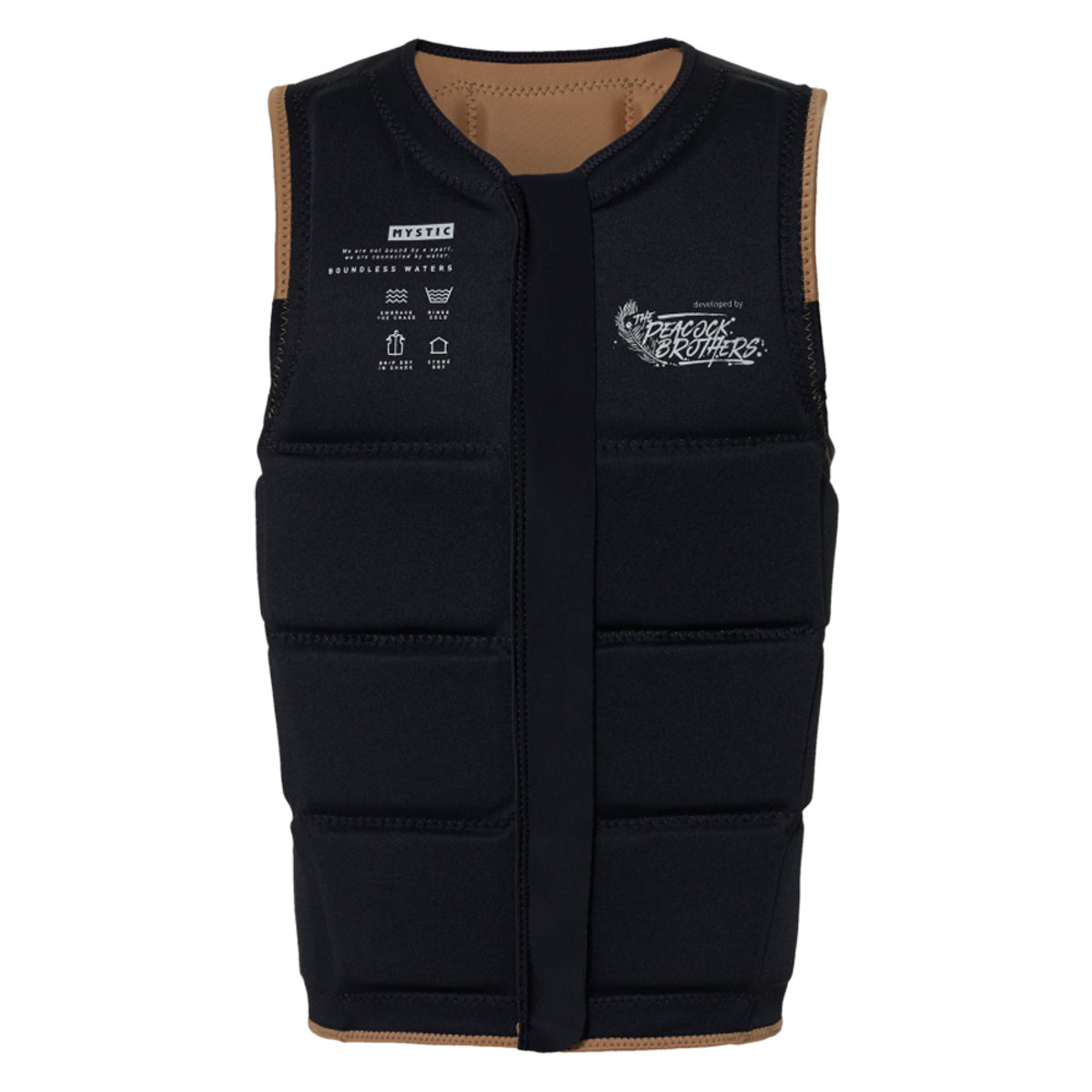 Mystic Peacock impact vest heren bruin 3