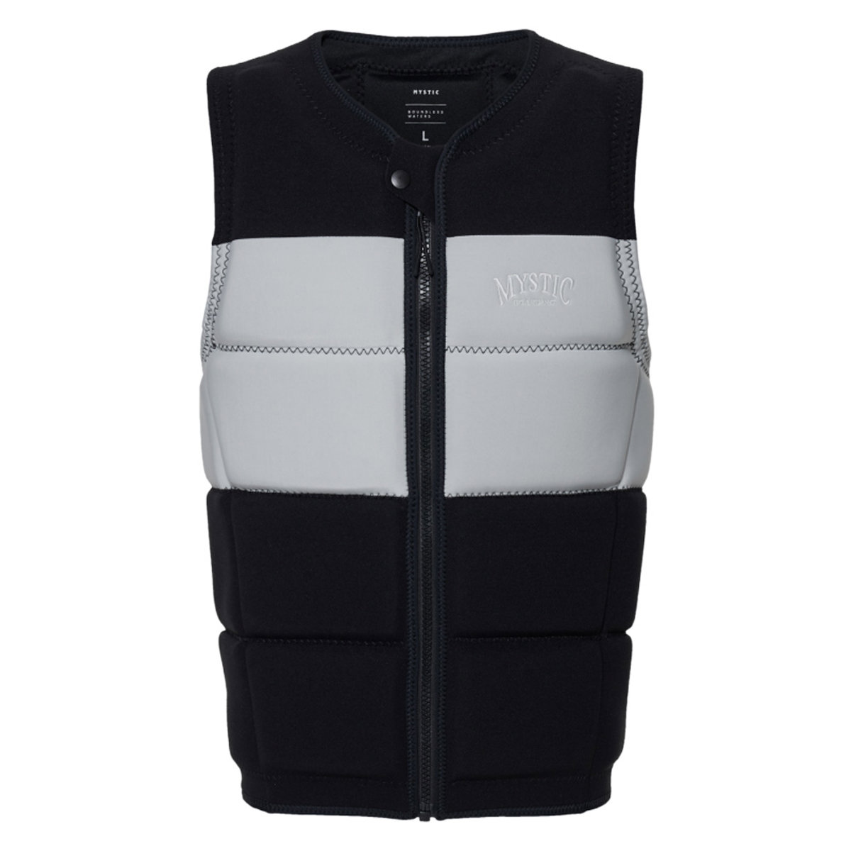 Mystic Peacock impact vest heren zwart/wit foto 1