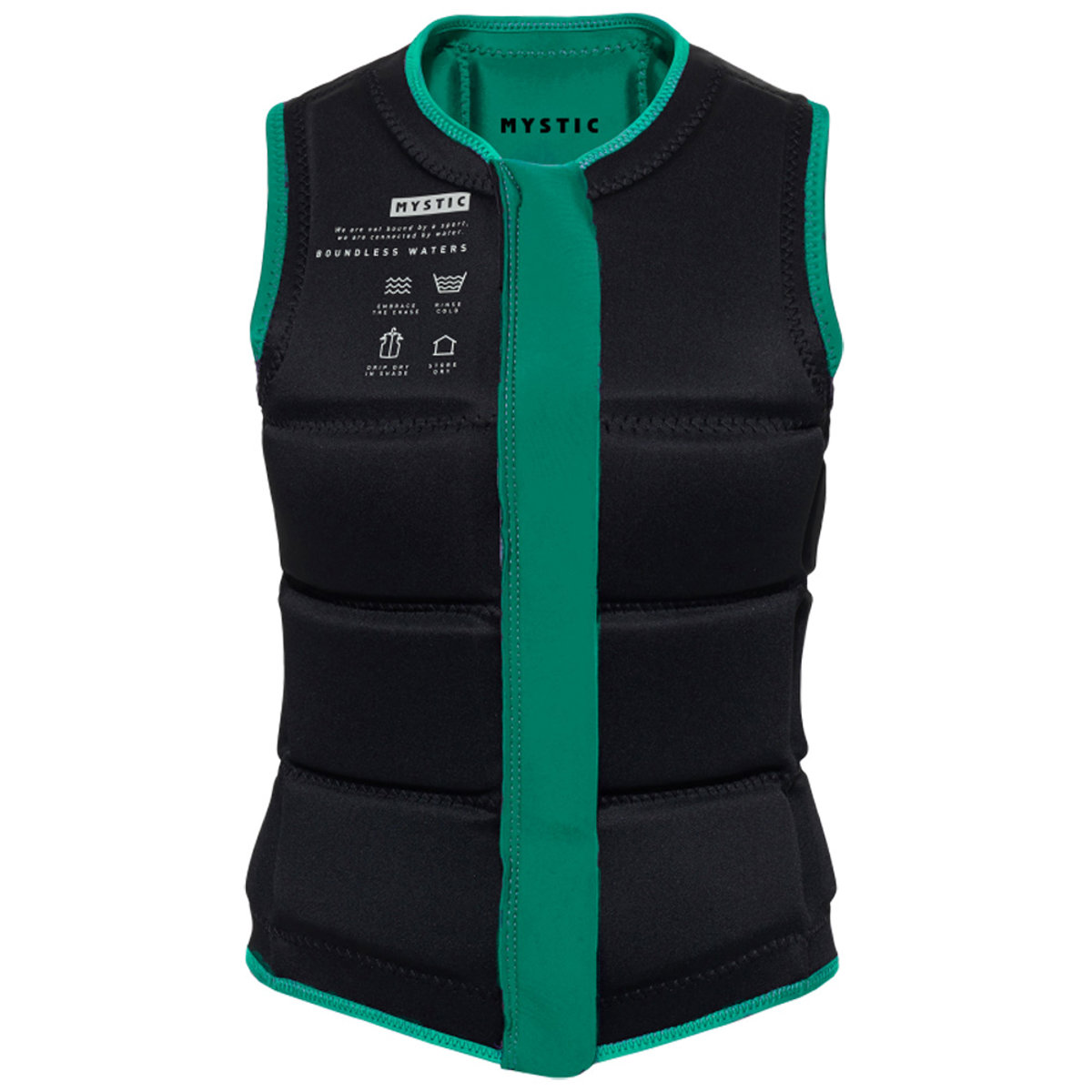 Mystic Star impact vest dames groen 3