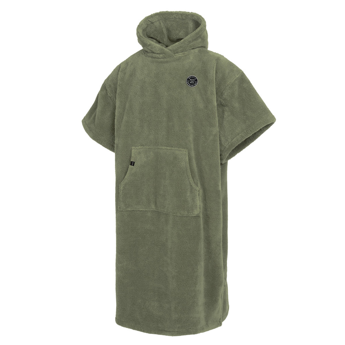 Mystic Poncho Teddy unisex olijf groen foto 1