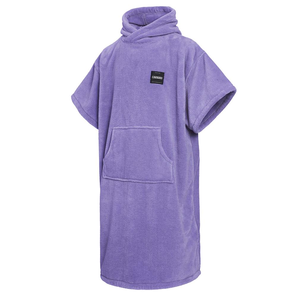 Teddy poncho blauw