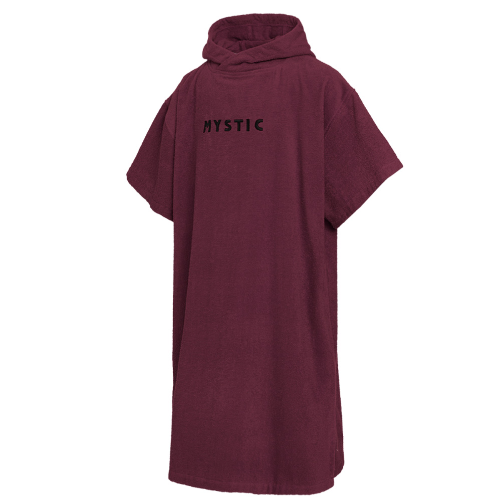 Brand poncho bordeaux rood