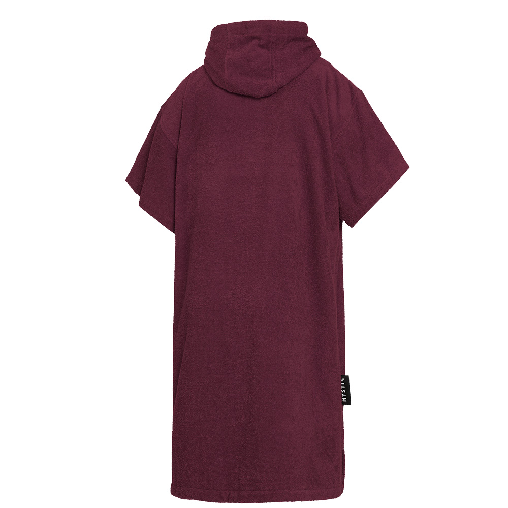 Brand poncho bordeaux rood
