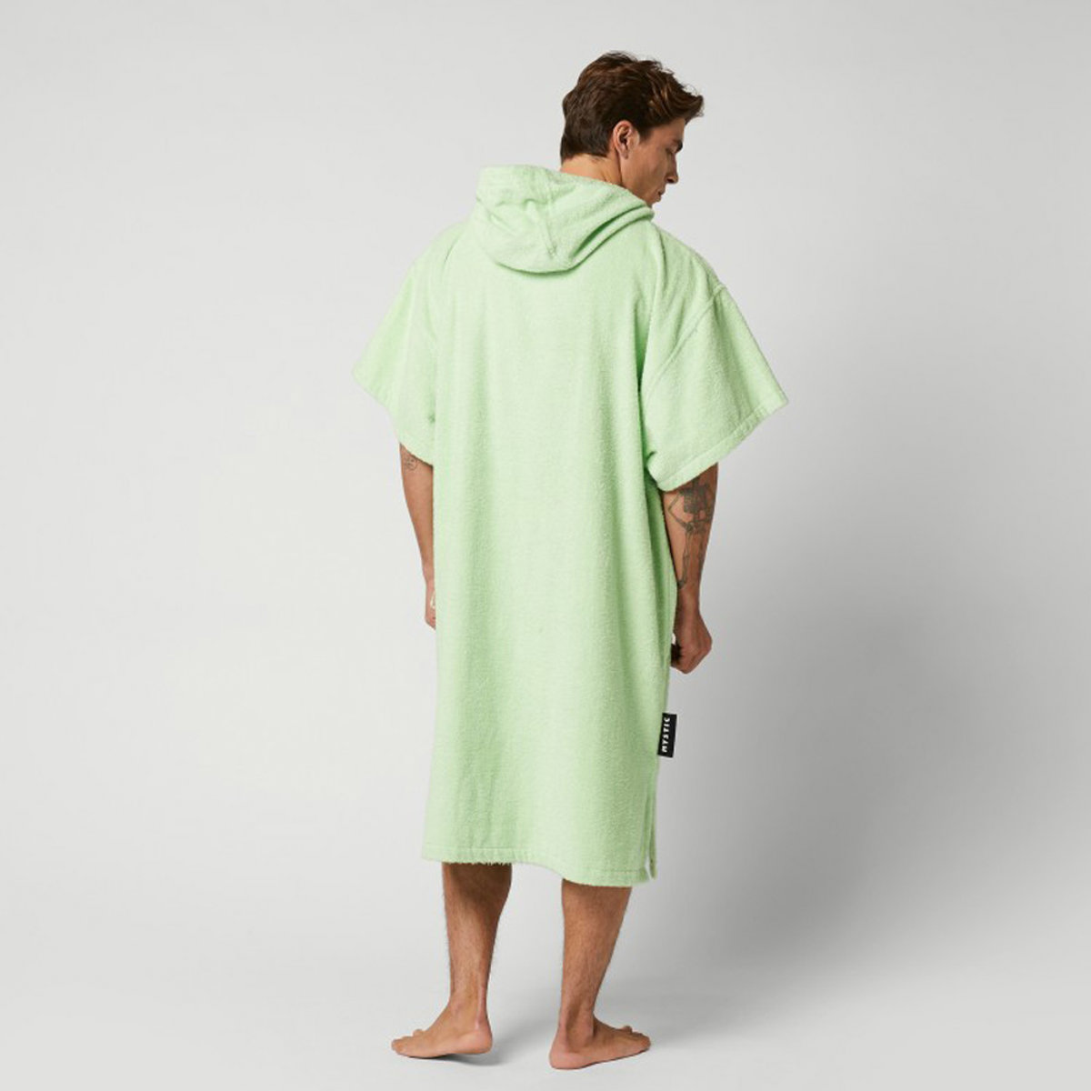 Mystic Brand poncho lime groen 4
