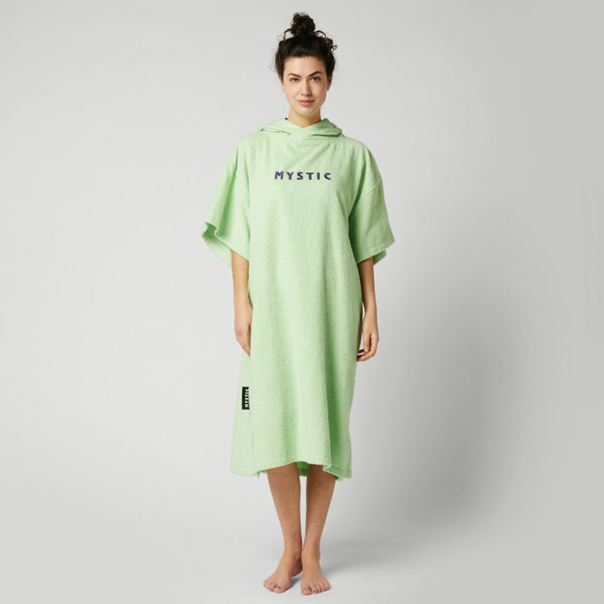 Mystic Brand poncho lime groen 5