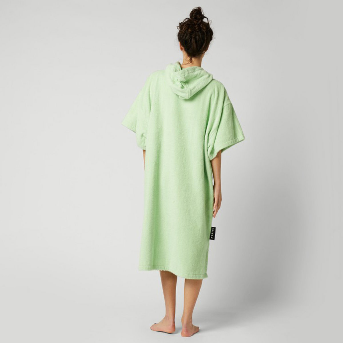 Mystic Brand poncho lime groen 6