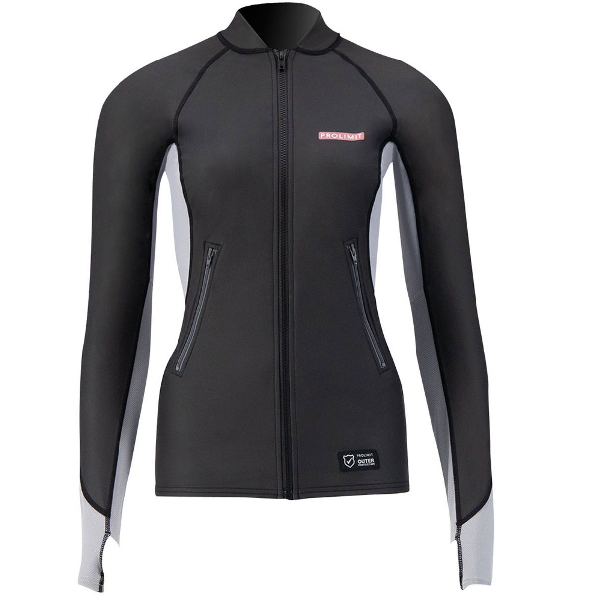 Prolimit Sup top dames loosefit 1.5mm zwart/grijs foto 1