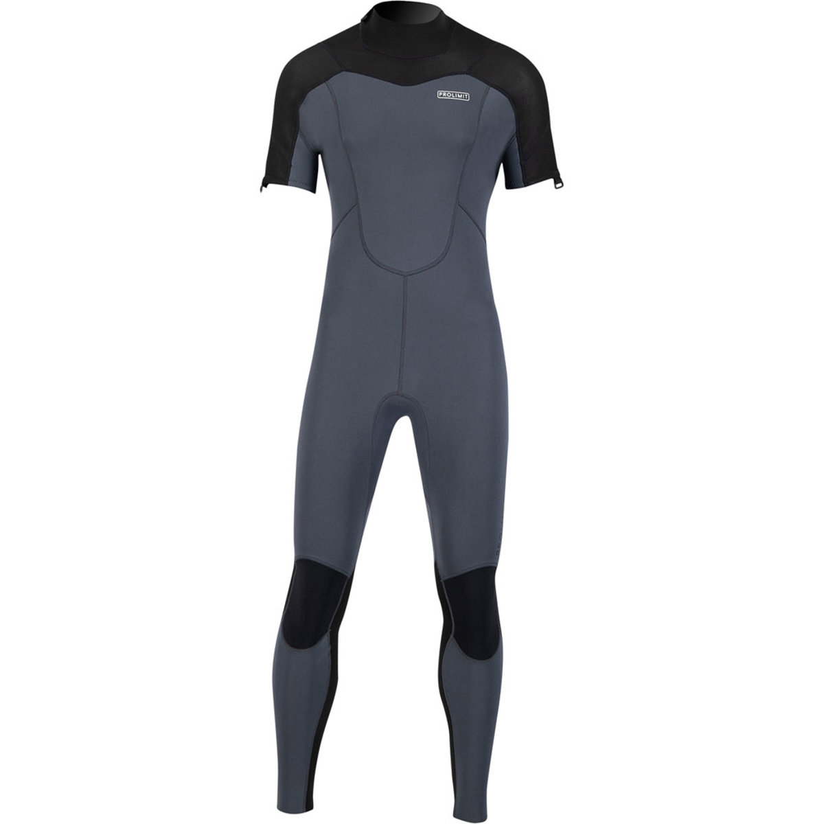 Prolimit Raider fullsuit verwijderbare mouwen 3/2 rugrits grijs/zwart wetsuit heren foto 1