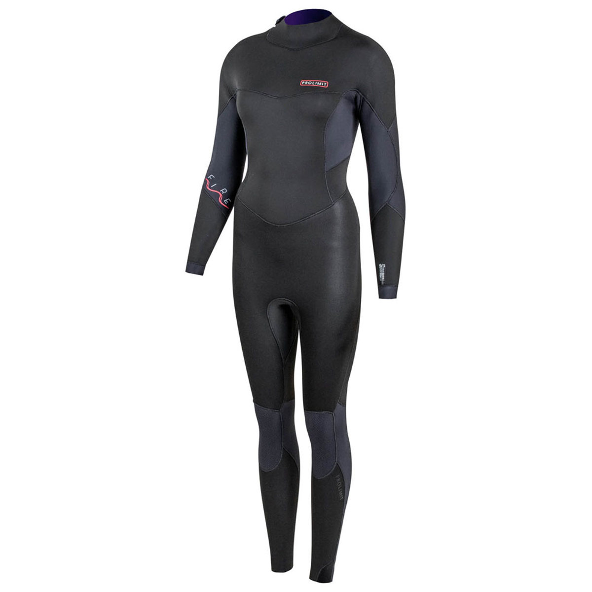 Prolimit Fire steamer 5/3 mm rugrits zwart wetsuit dames foto 1