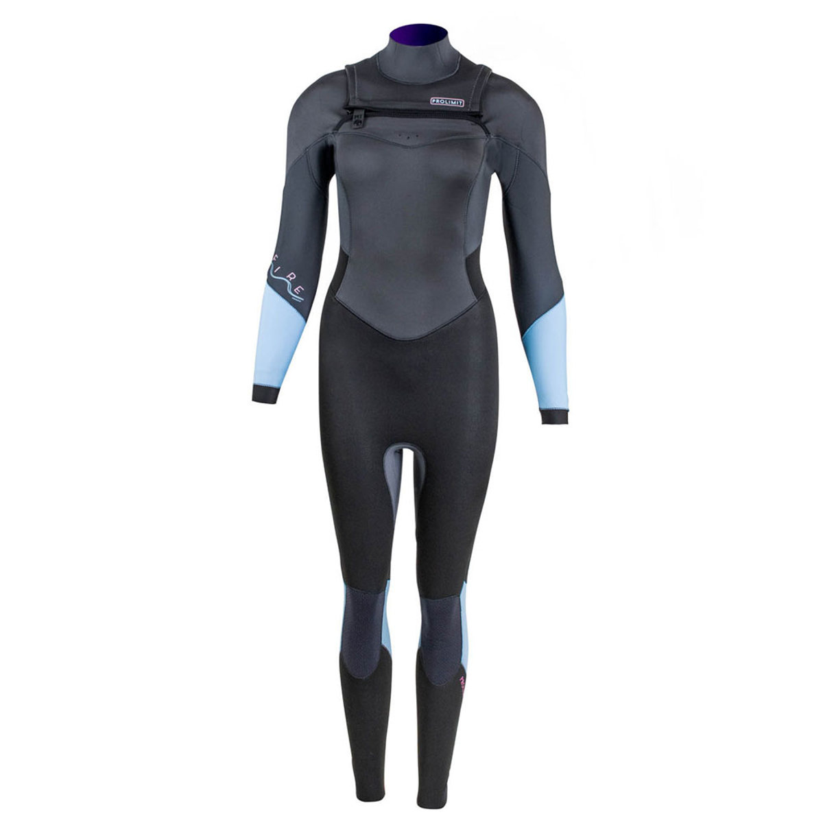 Prolimit Fire steamer Freezip 5/3 mm borstrits grijs wetsuit dames foto 1