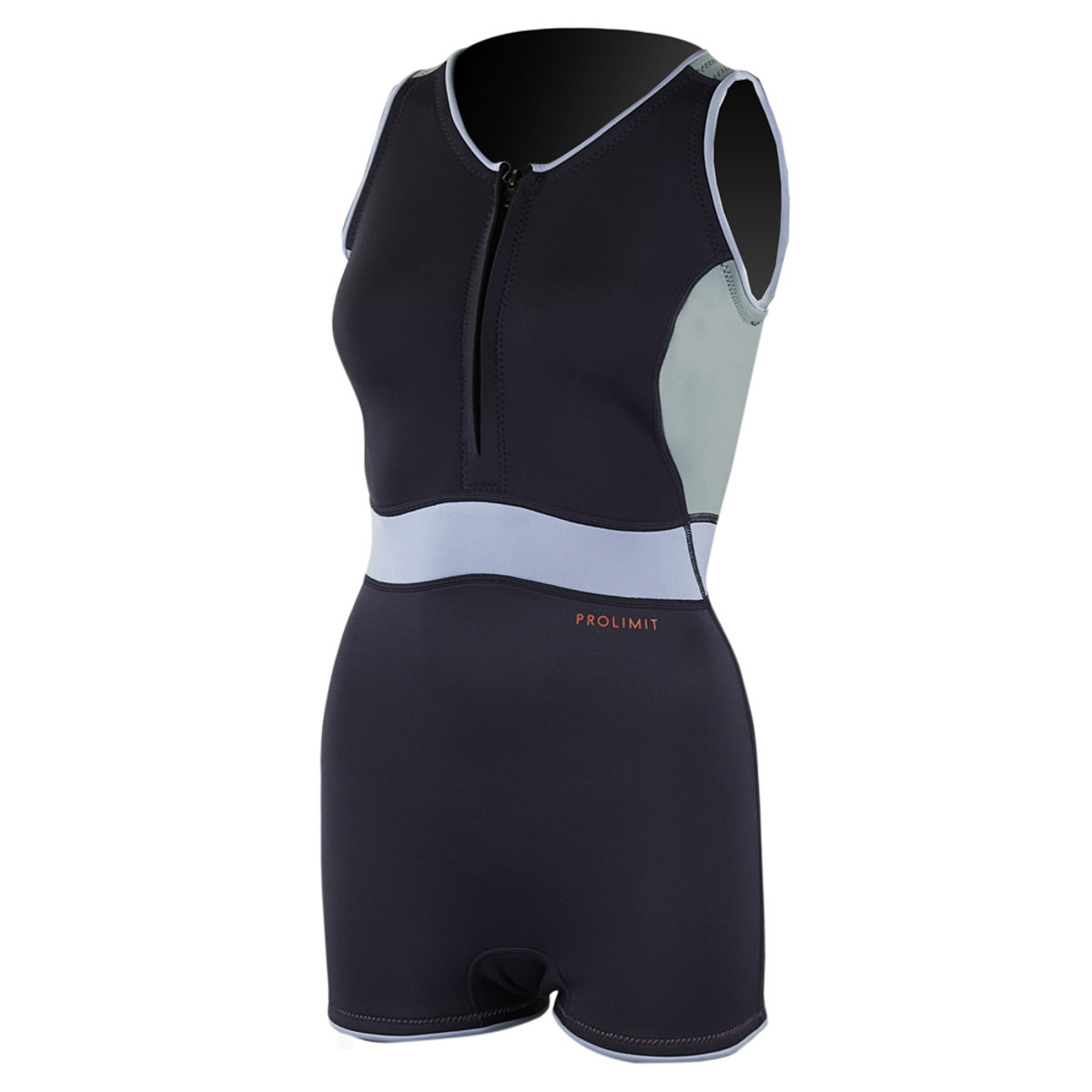 Prolimit Fire sleeveless shorty 2/2 mm borstrits blauw wetsuit dames foto 1