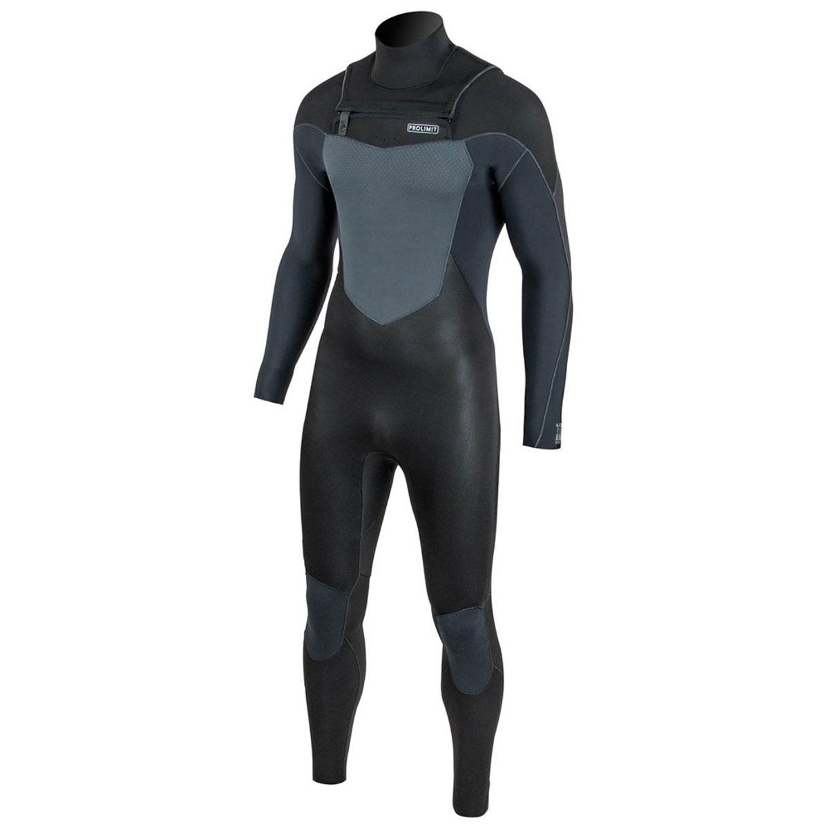 Prolimit Fusion steamer Freezip 6/4 mm borstrits zwart wetsuit heren 2