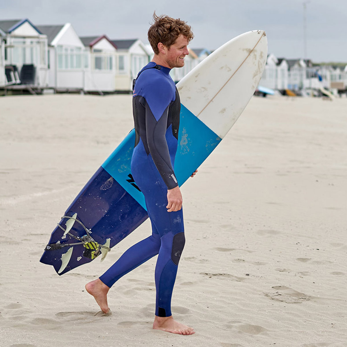 Prolimit Fusion steamer 5/3 mm rugrits navy wetsuit heren 4