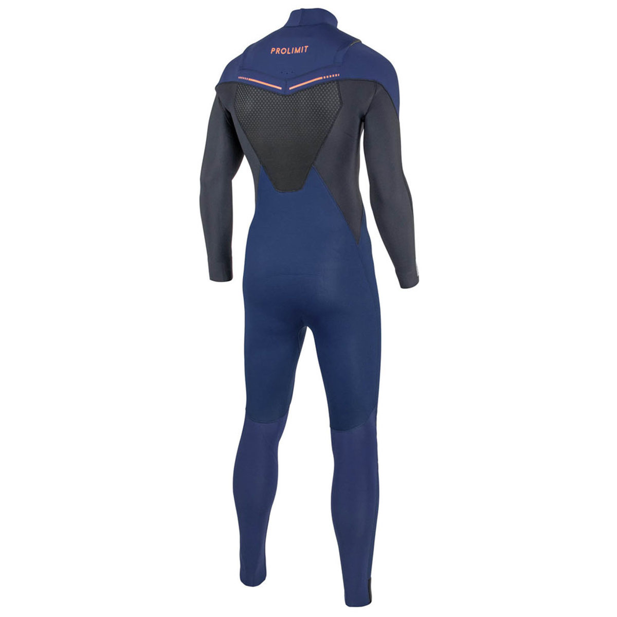 Prolimit Fusion steamer Freezip 4/3 mm borstrits navy wetsuit heren 2