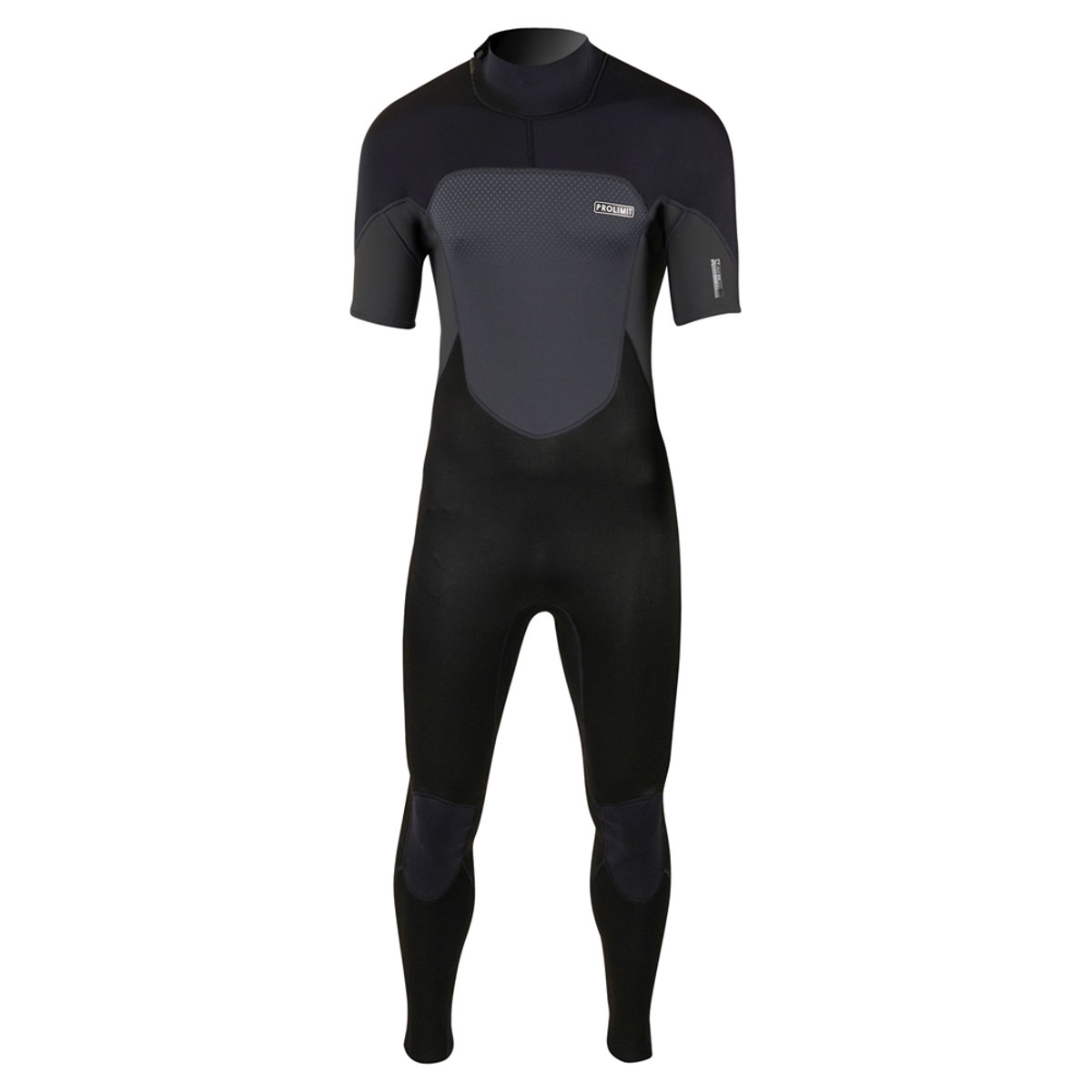 Prolimit Fusion steamer shortarm 3/2 mm rugrits teal/zwart wetsuit heren 4