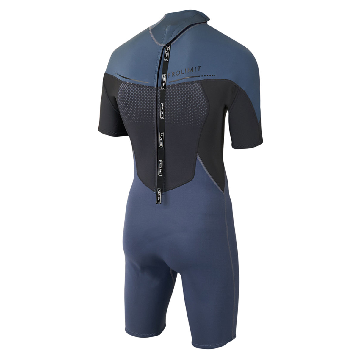 Prolimit Fusion shorty 2/2 mm rugrits misty blauw wetsuit heren 3