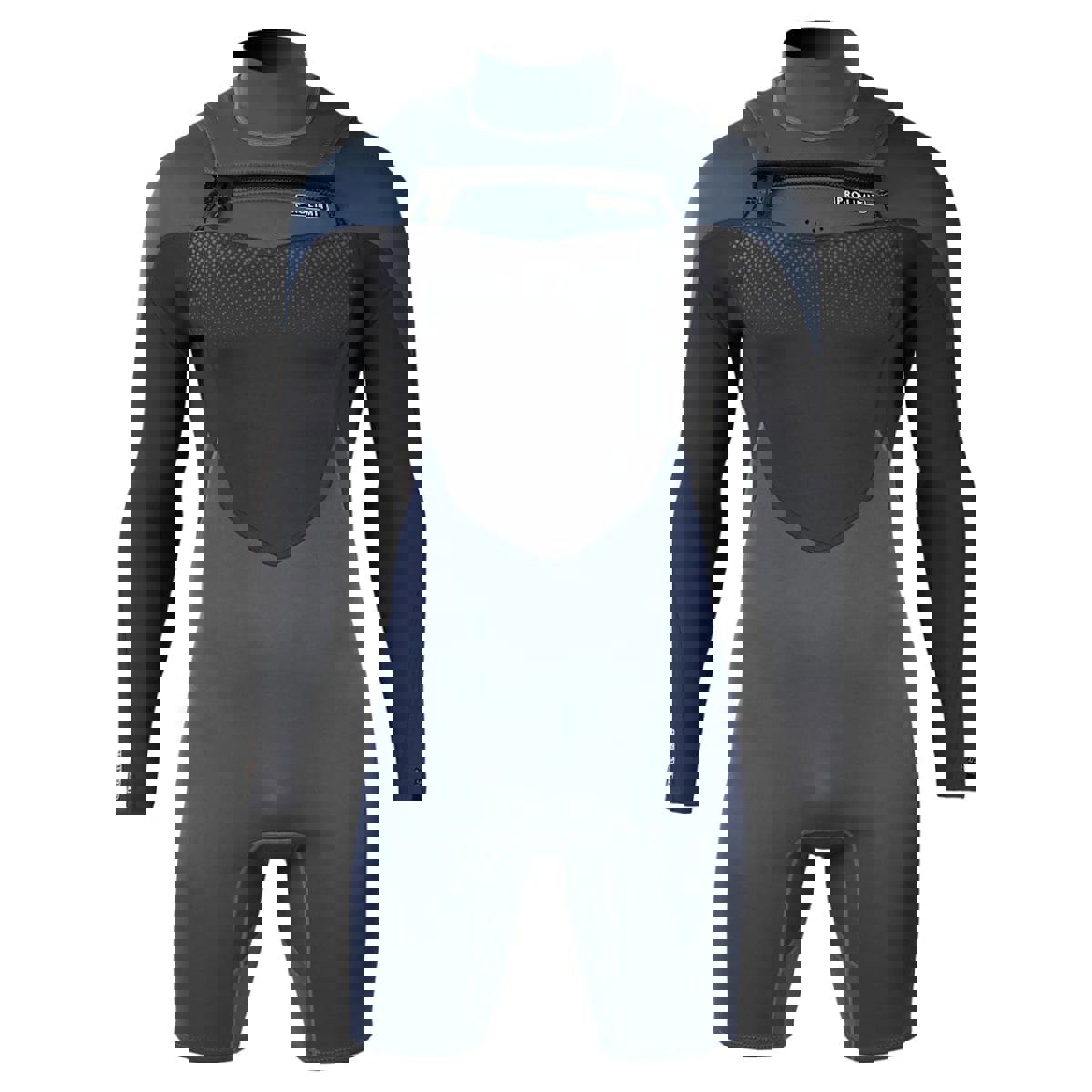 Prolimit Fusion longarm shorty Freezip 2/2 mm borstrits misty blauw wetsuit heren 7