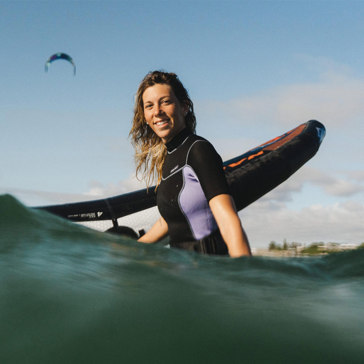 Prolimit Edge shorty wetsuit 2/2 mm rugrits dames lila 5