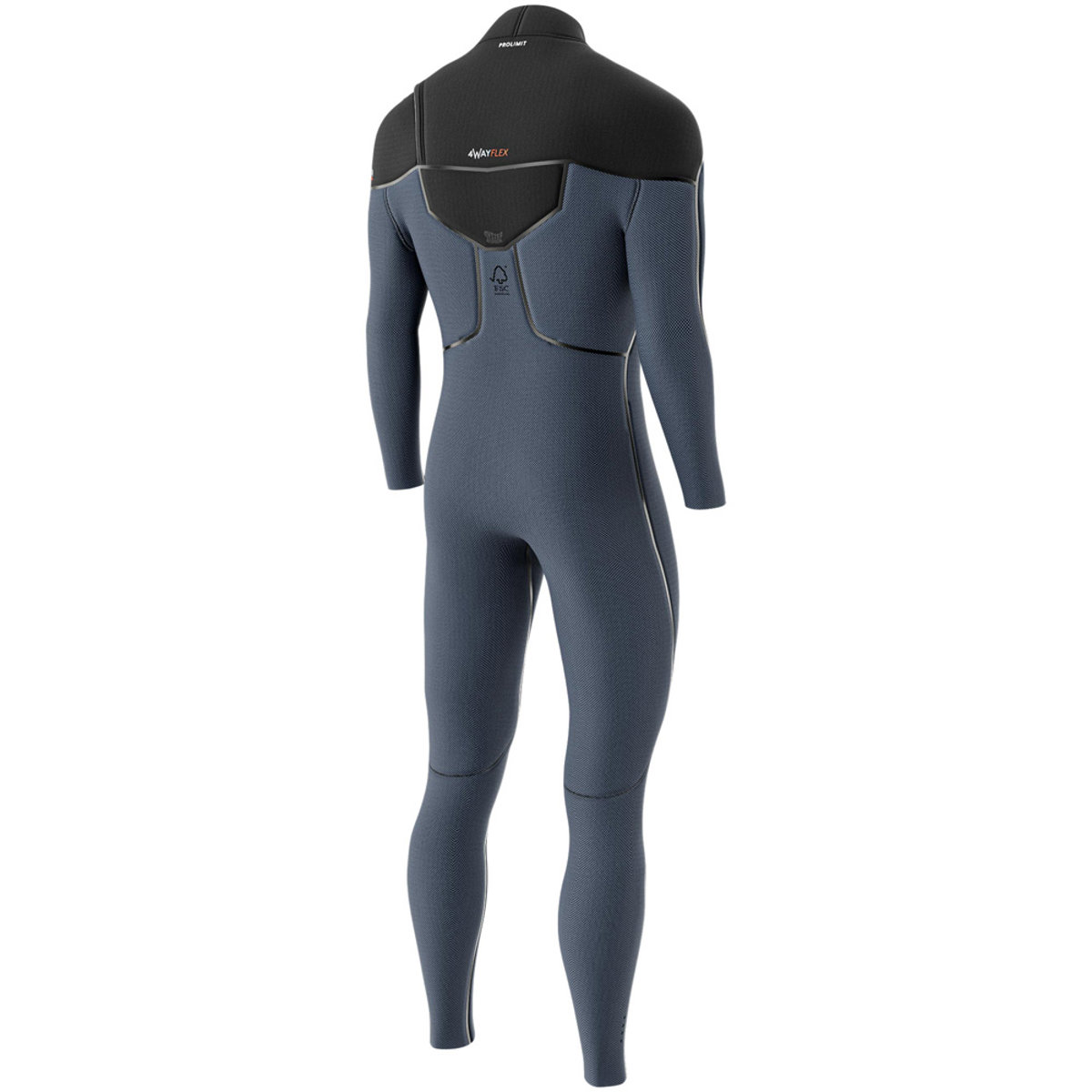 Prolimit Vapor steamer wetsuit 6/4 mm borstrits heren blauw 3