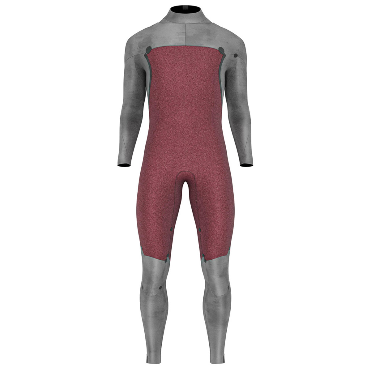 Prolimit PF3 steamer wetsuit 5/4 mm borstrits heren zwart 5
