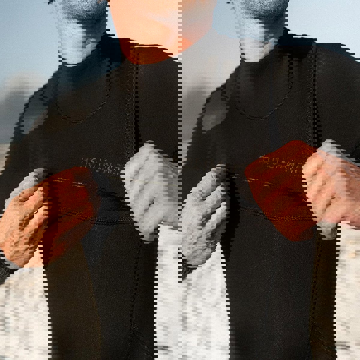 Prolimit Shield foil steamer 4/3 mm borstrits heren zwart 10