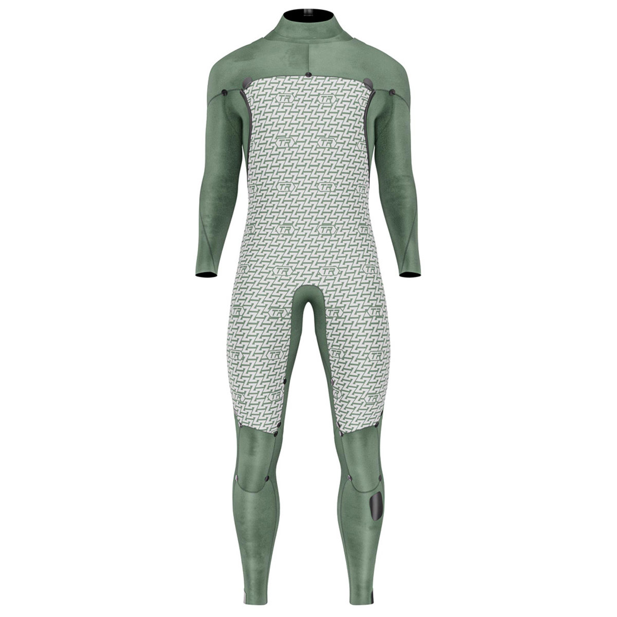 Prolimit Mercury steamer wetsuit 6/4 mm borstrits heren zwart 6
