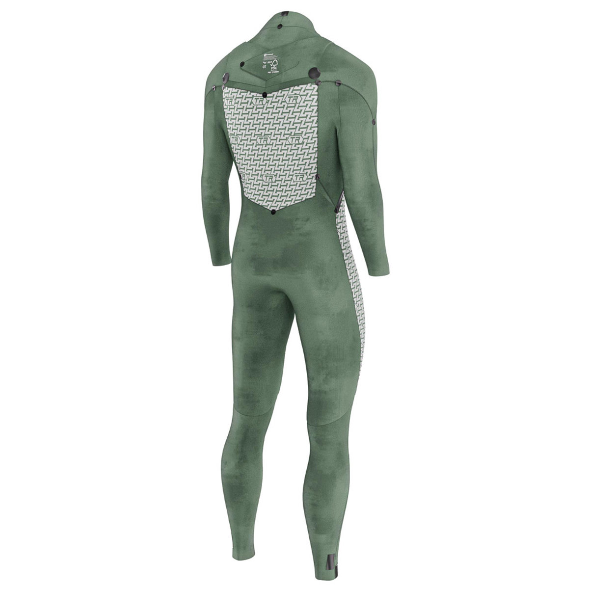 Prolimit Mercury steamer wetsuit 3/2 mm freezip heren zwart 6