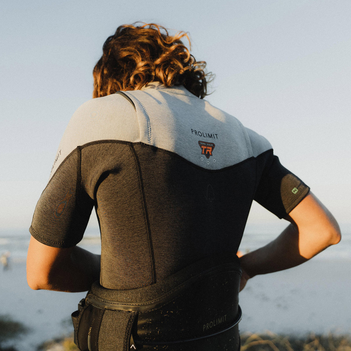 Prolimit Mercury shorty wetsuit 2/2 mm borstrits heren grijs 7