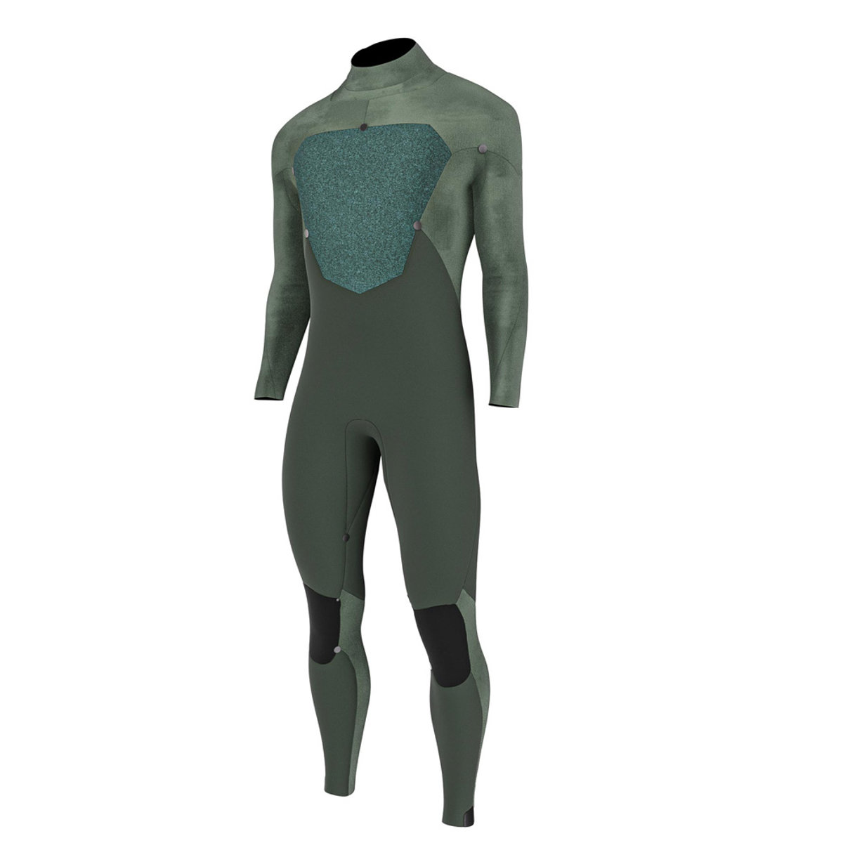 Prolimit Fusion steamer wetsuit 4/3 borstrits heren blauw 4