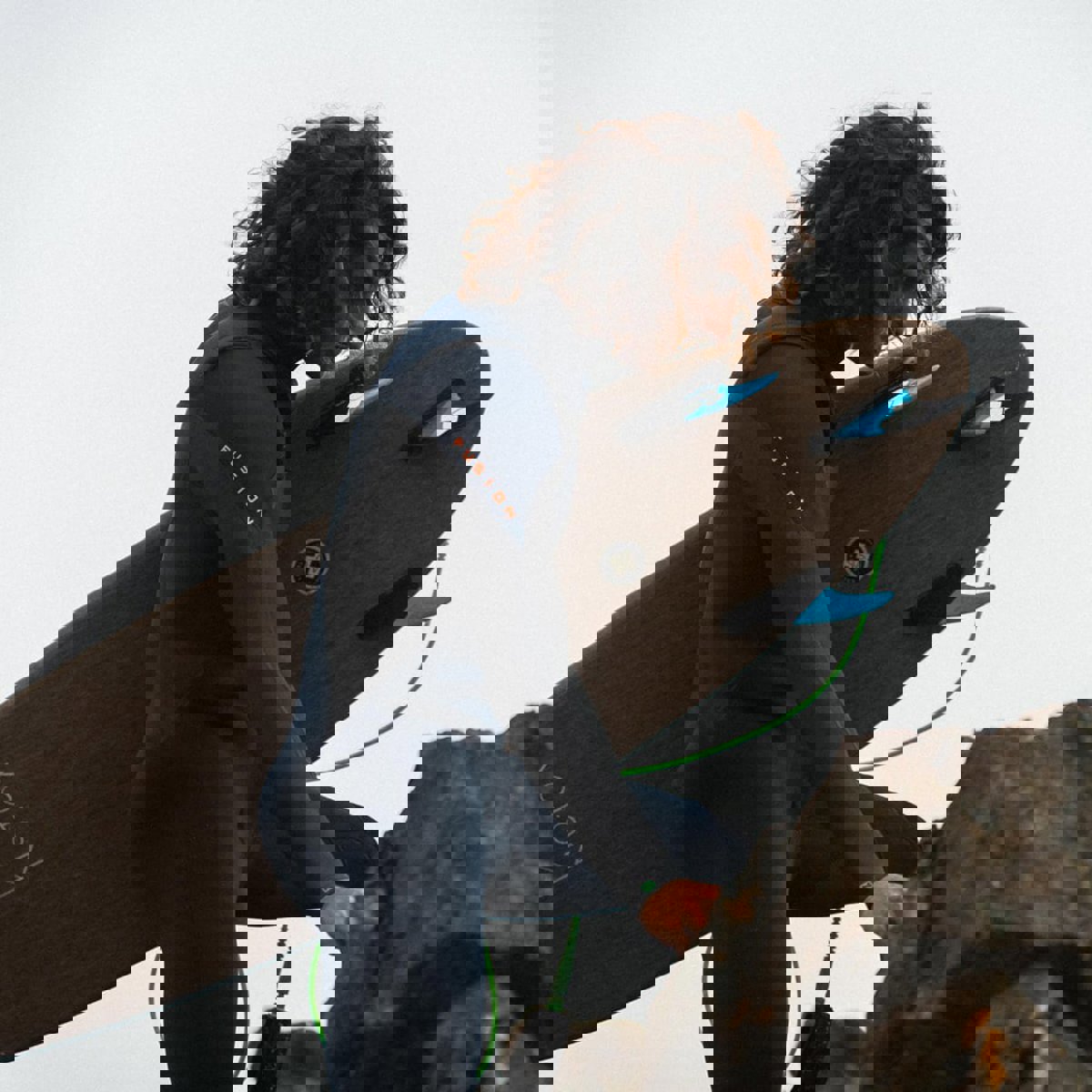 Prolimit Fusion steamer wetsuit 4/3 mm rugrits heren blauw 15