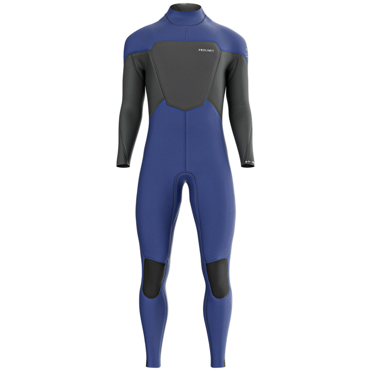 Prolimit Fusion steamer wetsuit 4/3 mm rugrits heren blauw 3
