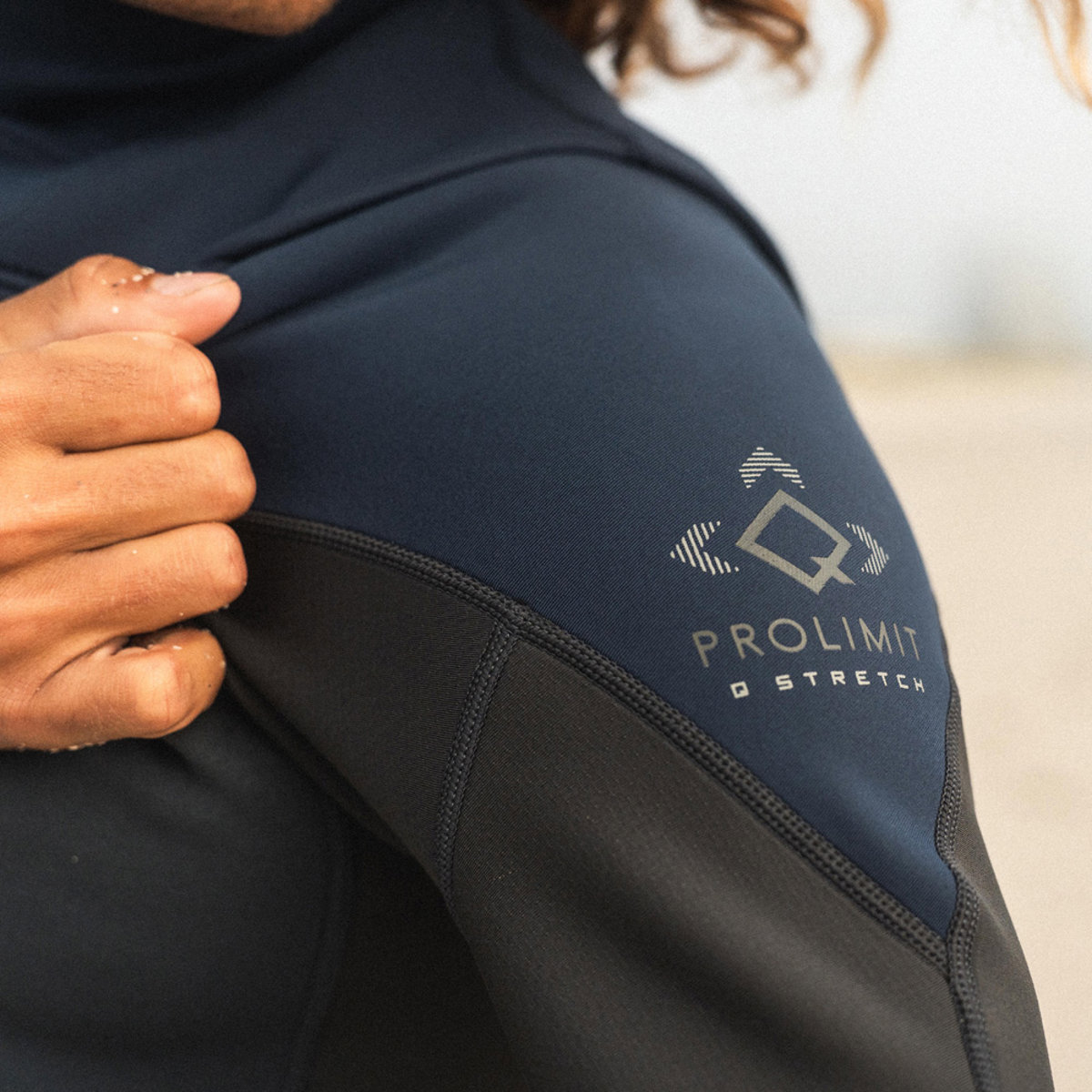 Prolimit Fusion steamer wetsuit 4/3 mm rugrits heren blauw 9