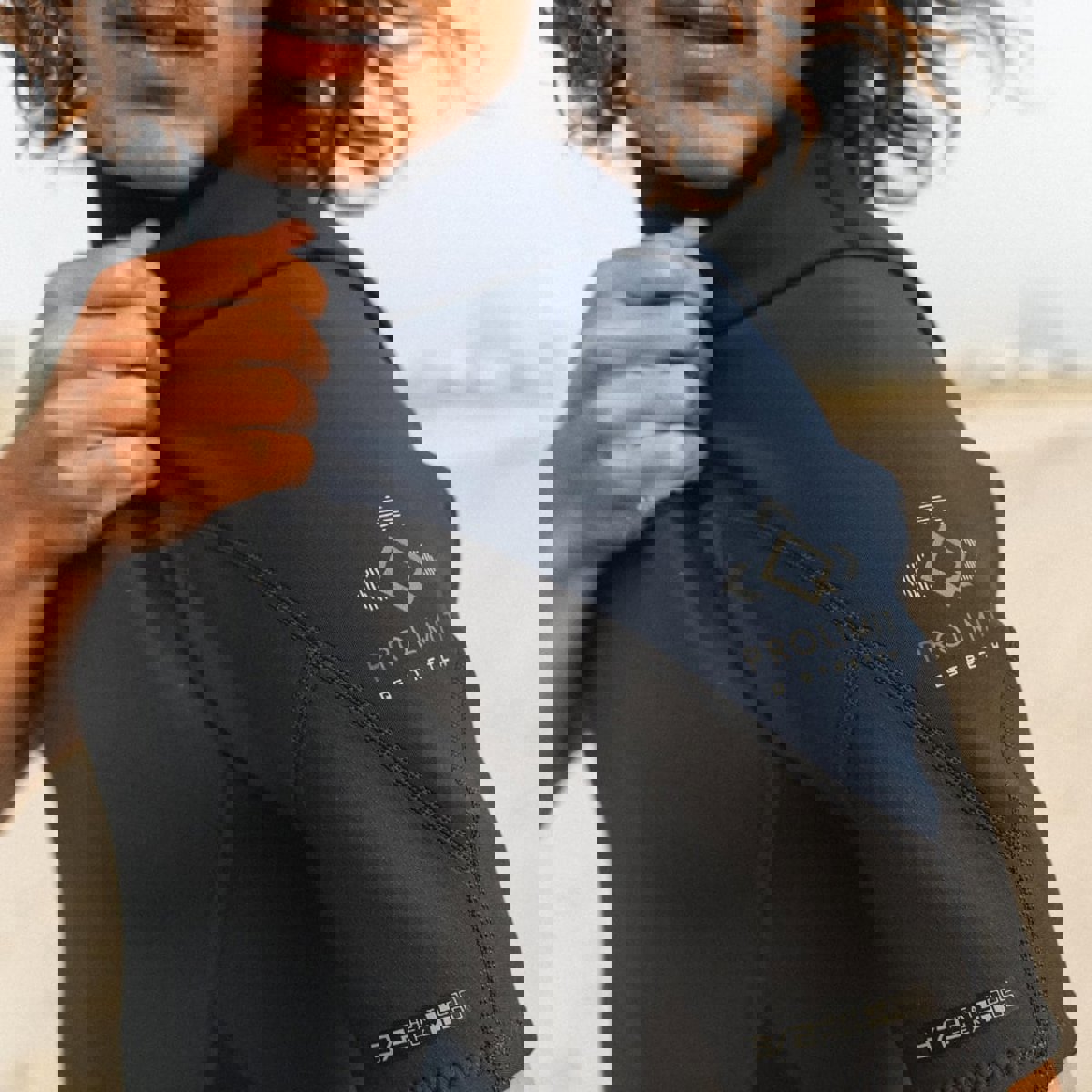 Prolimit Fusion shorty wetsuit 2/2 mm rugrits heren blauw 7