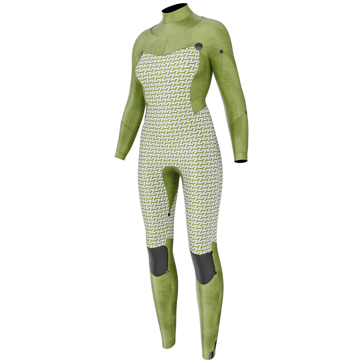Prolimit Flare steamer wetsuit 4/3 mm borstrits dames blauw 4