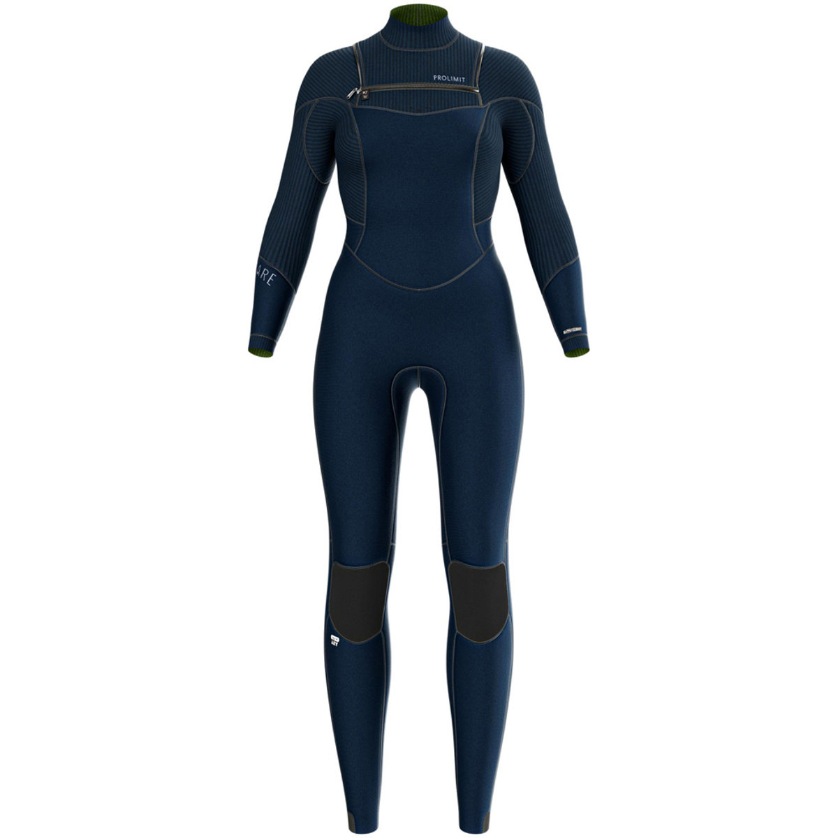 Prolimit Flare fullsuit wetsuit 3/2 mm borstrits dames blauw 2