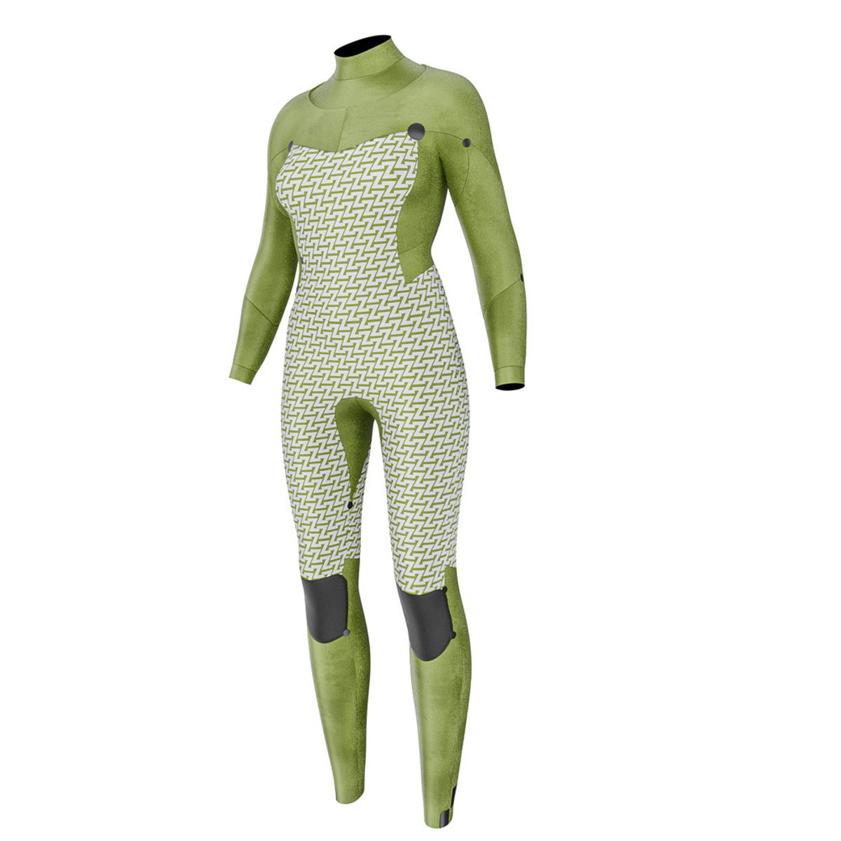 Prolimit Flare fullsuit wetsuit 3/2 mm borstrits dames blauw 4