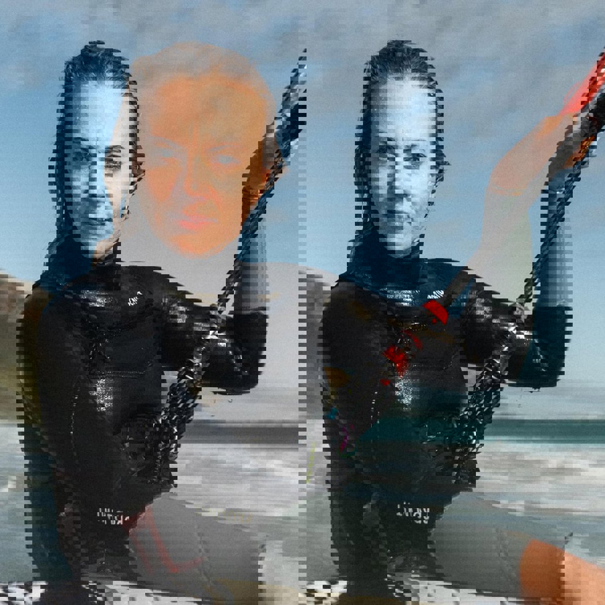 Prolimit Fire fullsuit wetsuit 3/2 mm borstrits dames grijs 8