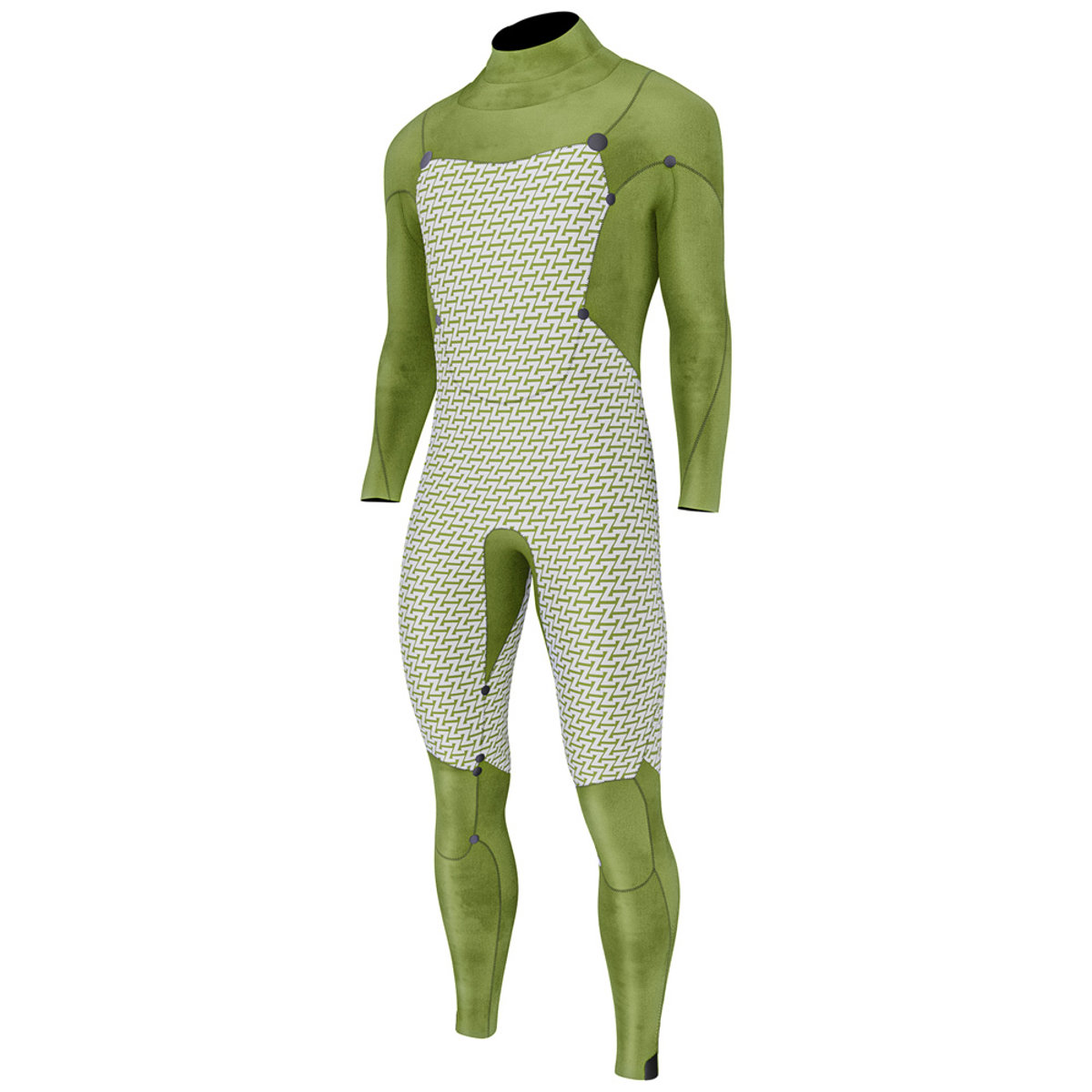 Prolimit Predator fullsuit Freezip 3/2 mm heren zwart 4