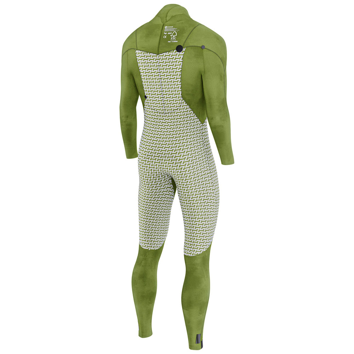 Prolimit Predator fullsuit Freezip 3/2 mm heren blauw 6