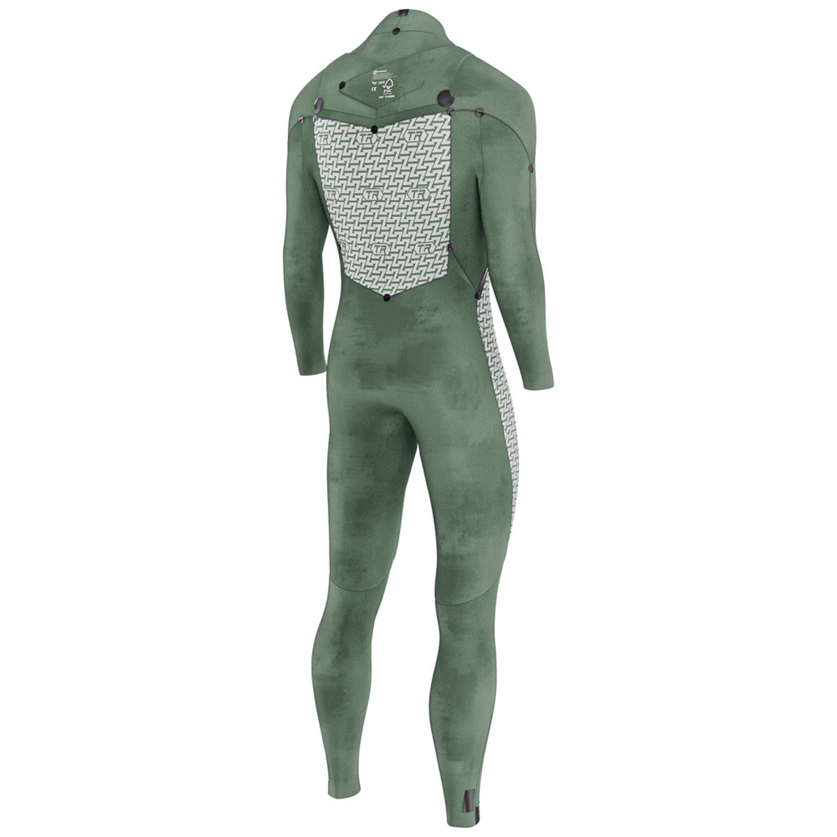 Prolimit Mercury fullsuit Freezip 3/2 mm heren blauw 6