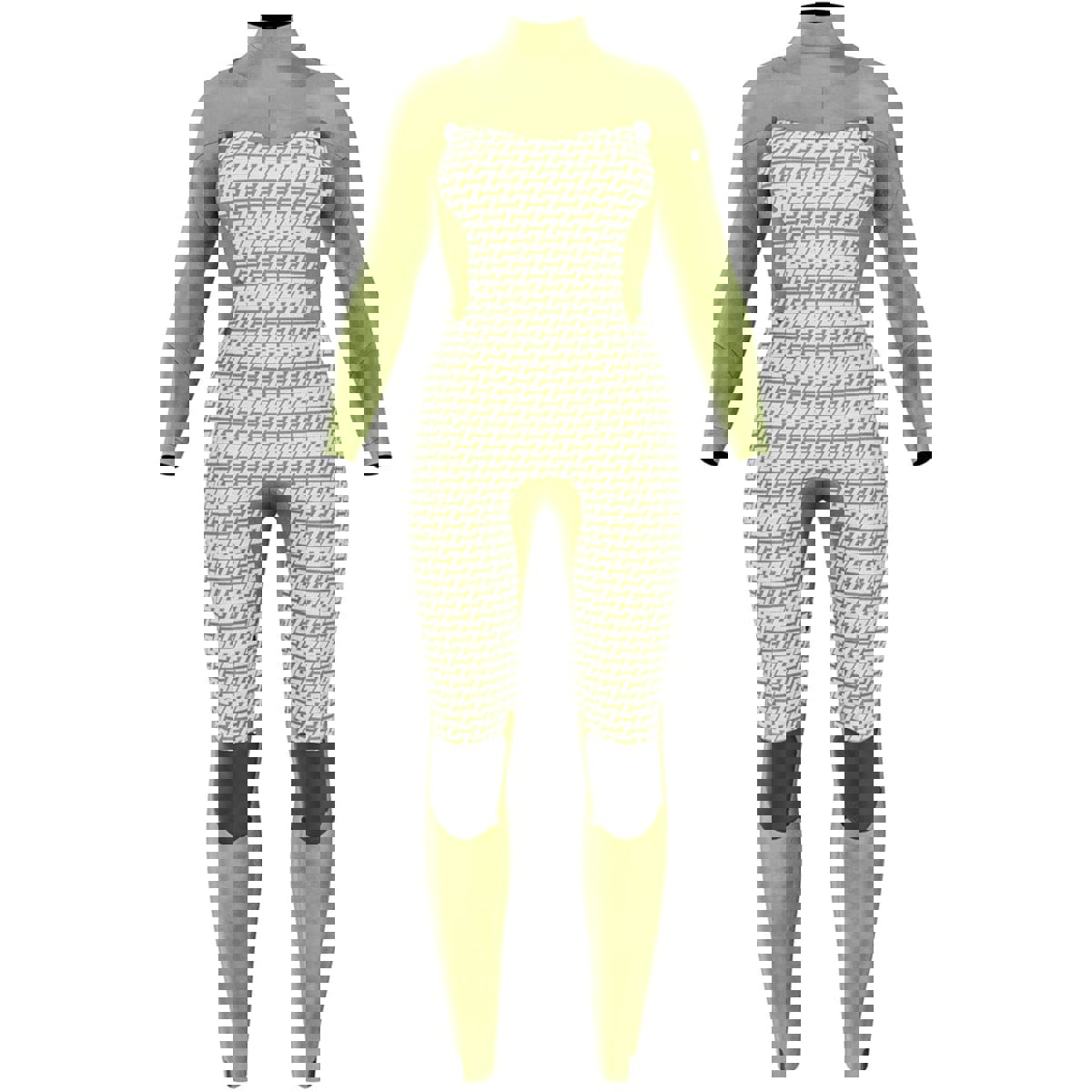 Prolimit Flare fullsuit Freezip 3/2 mm dames zwart 8