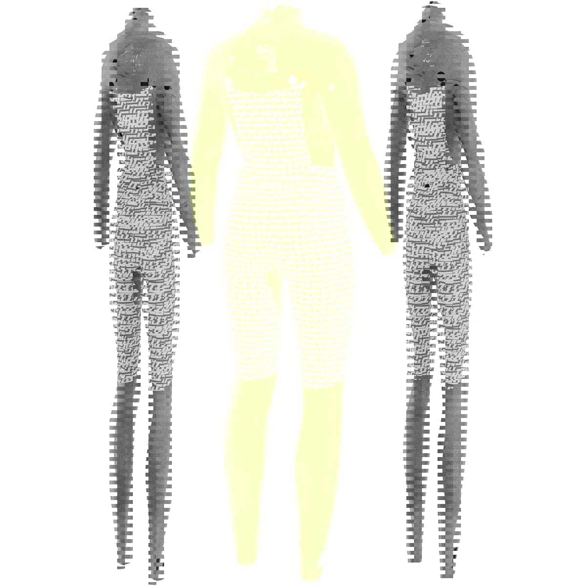 Prolimit Flare fullsuit Freezip 3/2 mm dames zwart 9