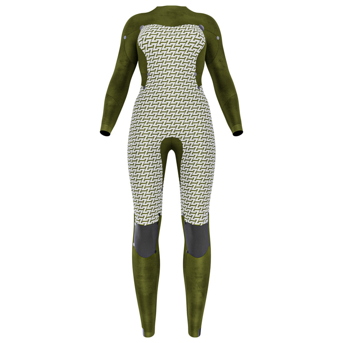 Prolimit Flare steamer rugrits 5/4 mm dames zwart 5