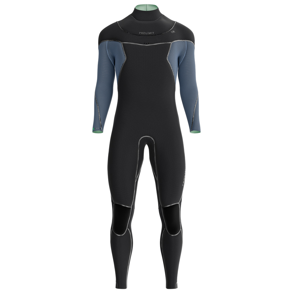 Prolimit Vapor steamer c-zip 5/4 mm heren zwart/blauw 2