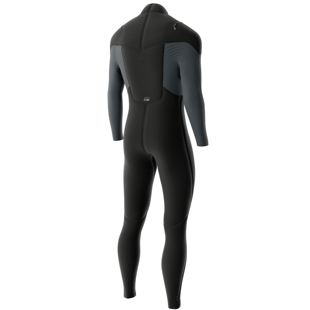 Prolimit Predator steamer c-zip 5/4 mm heren zwart 3