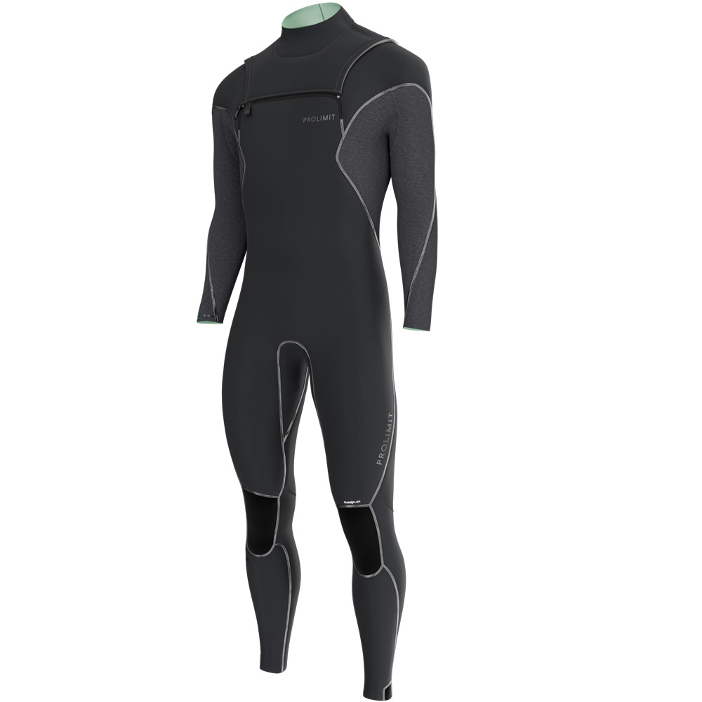 Prolimit Mercury steamer freezip 5/4 mm heren zwart foto 1