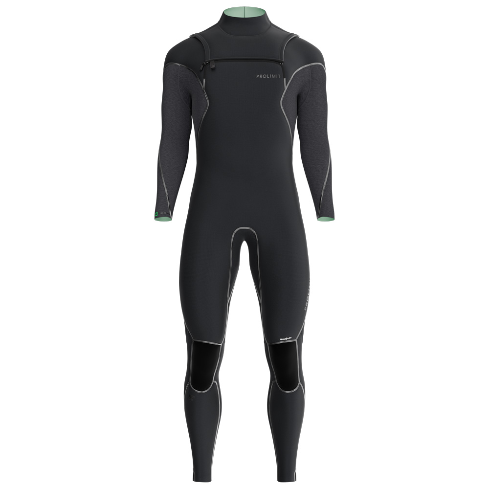 Prolimit Mercury steamer freezip 4/3 mm heren zwart 2