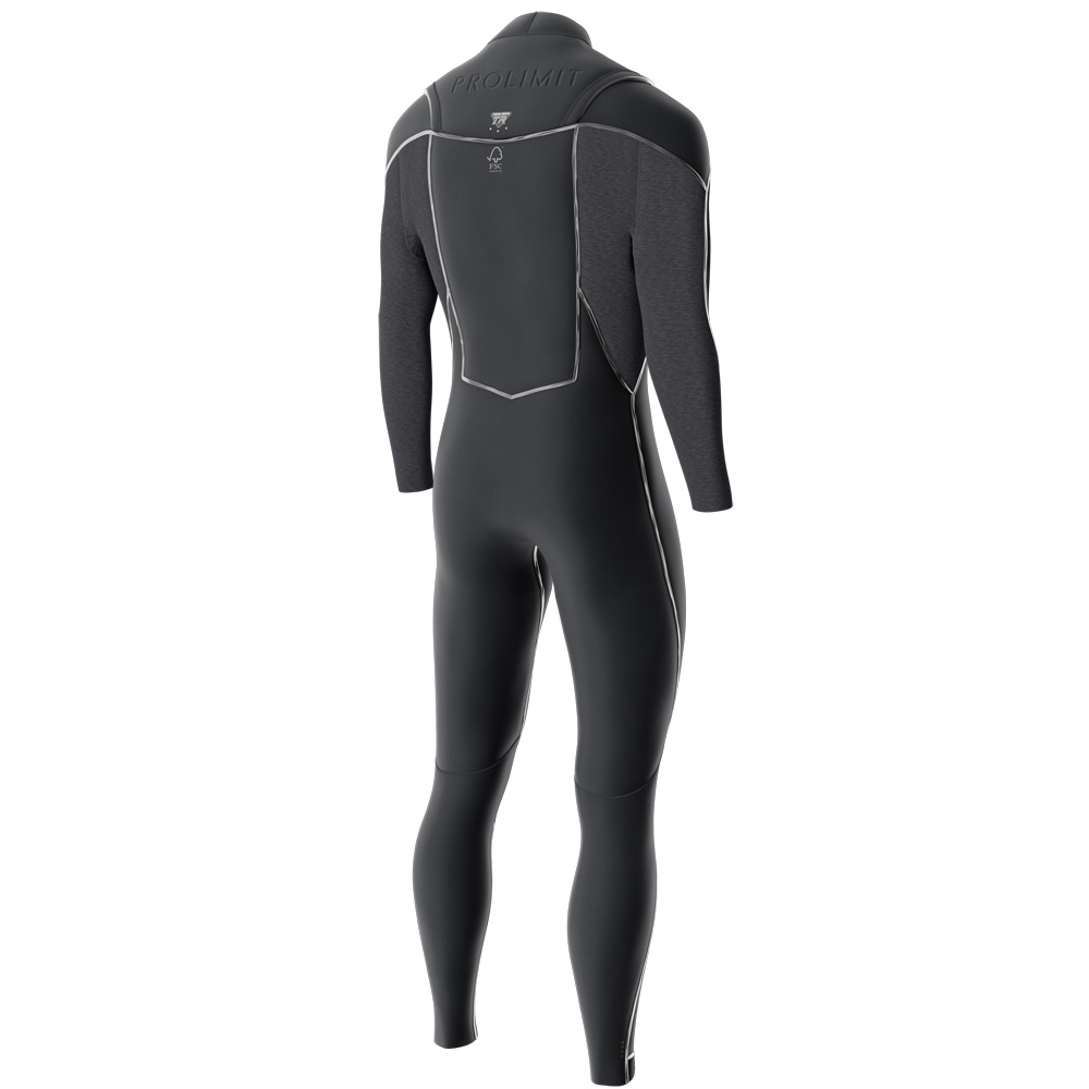 Prolimit Mercury steamer freezip 3/2 mm heren zwart 3